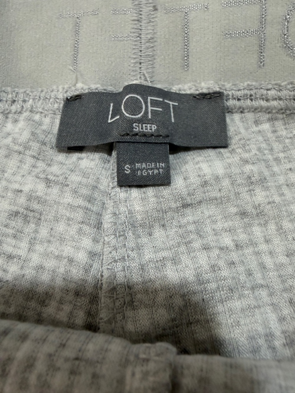 Loft Light Gray Two-Piece Lounge Pajama Set S - Picture 2 of 9